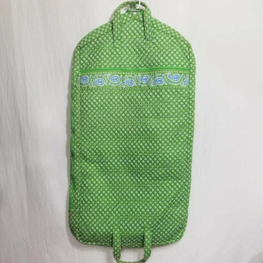 Vera Bradley Green Apple Garment Bag Retired 2004